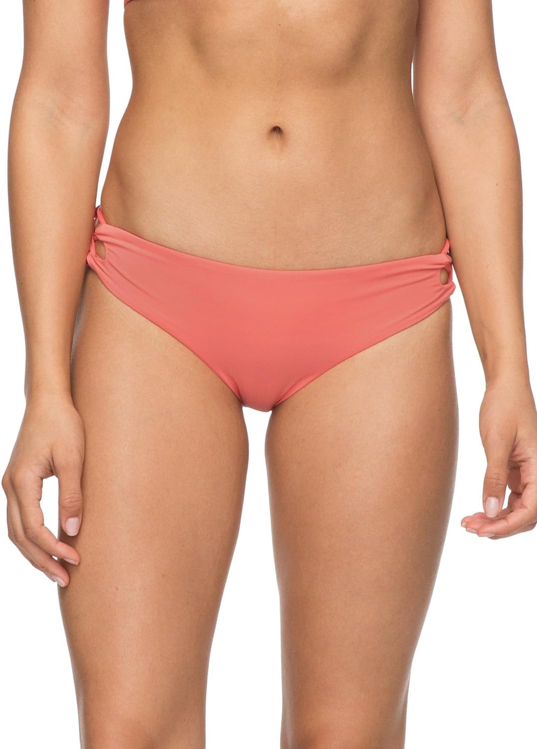 Roxy Women's Softly Love Reversible 70s Lace Up Swimsuit Bikini Bottom