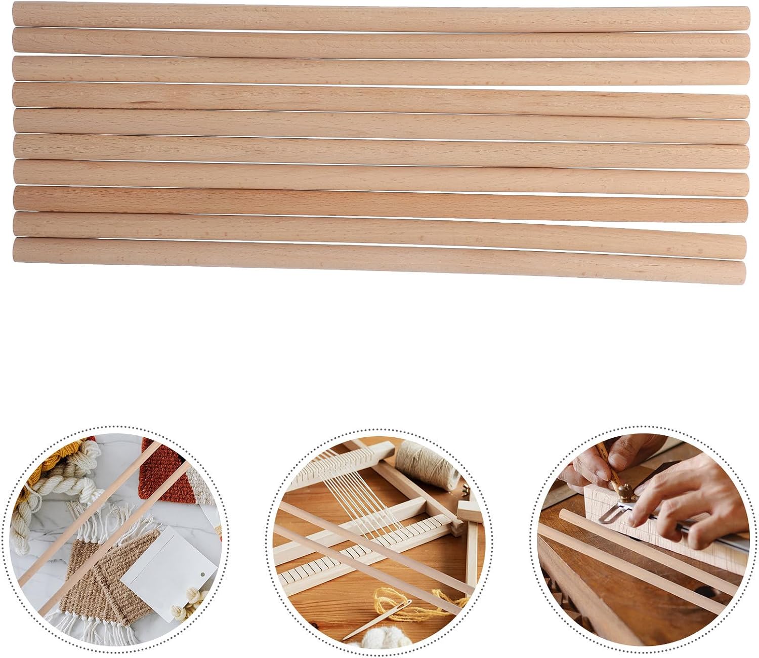 10pcs CM Wooden Craft Stick for DIY Drumstick Making