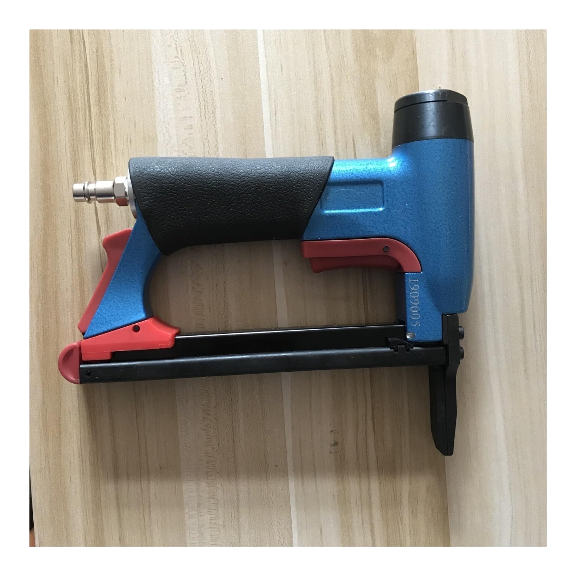 Pistola sparachiodi, 8016LN Pistola sparachiodi pneumatica a punta lunga con filo sottile Chiodatrice pneumatica a gas Chiodatrice a strisce a U Pistola sparachiodi