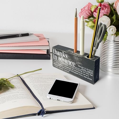 Miniatura 5 de vizuzi Divertida decoración de escritorio de oficina, divertido soporte para bolígrafos, decoración de oficina en casa para mujer, decoración de