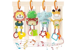 TUMAMA Baby Toys for 0 to 12 Months, Musical Handbell Baby Rattles...