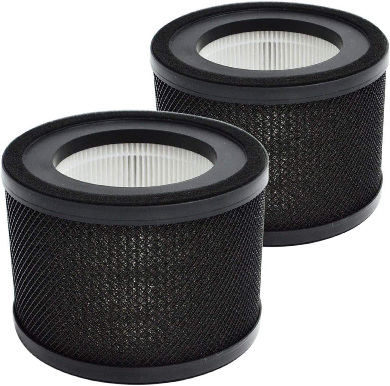PUREBURG Replacement Filter Compatible with PureMate PM501 3-in-1 Compact HEPA Air Purifier, H13 True HEPA 3-Stage Filtration Air Clean Dust VOCs,2-Pack