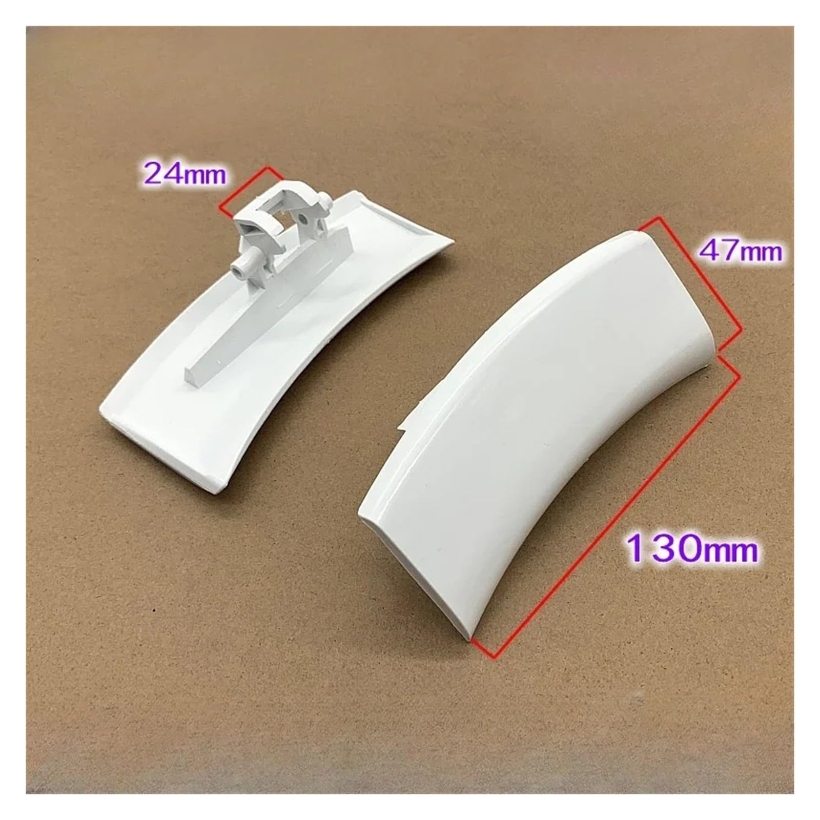 1 pz for parti della maniglia della porta della lavatrice EWP1054S EWF1073 1273S 10641 EWP8555(1PC White)