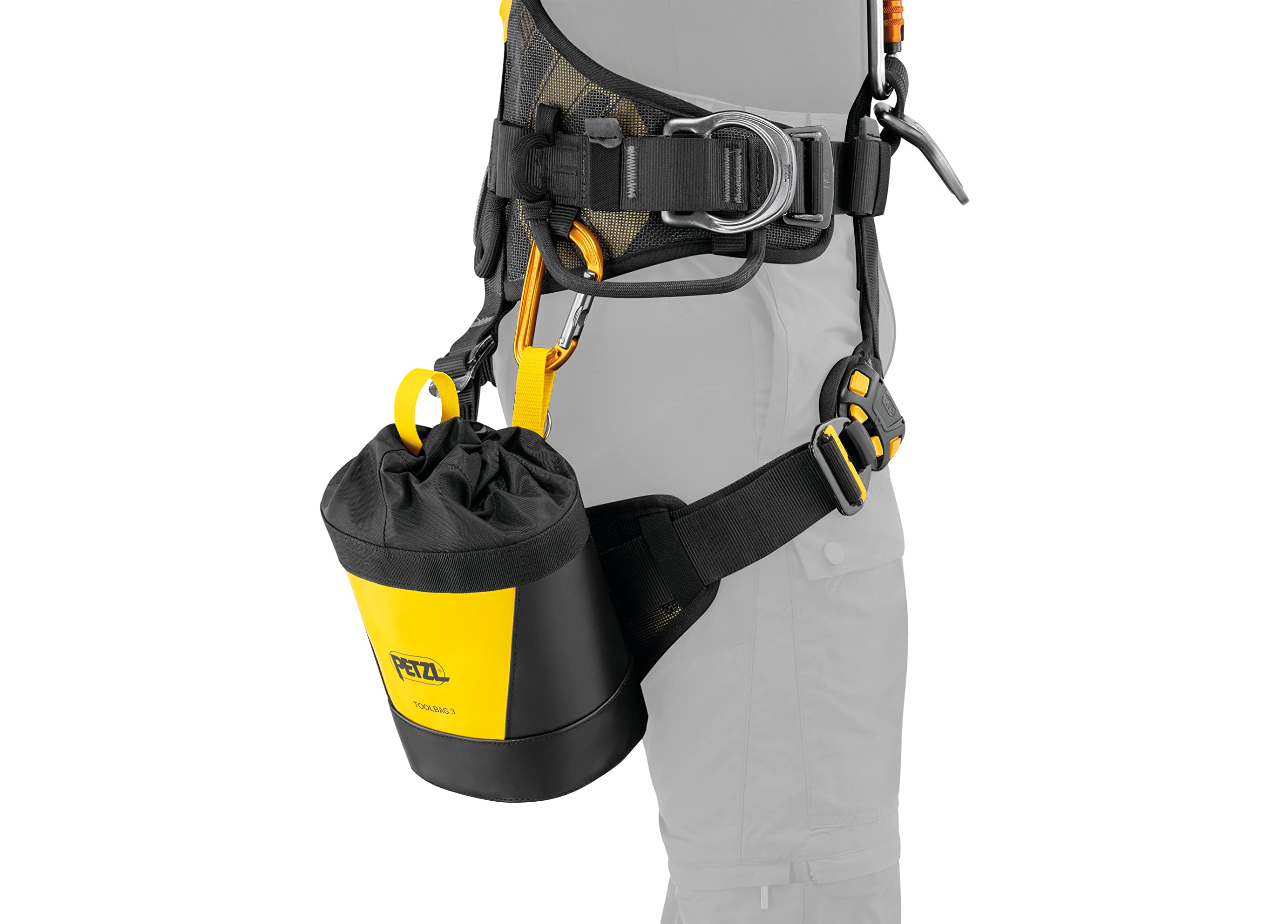 PETZL Toolbag 3.0 - Custodia per Attrezzi di Volume Medio, Colore: Giallo