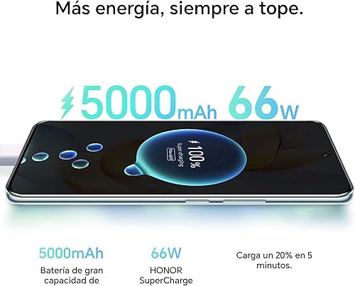 Miniatura 5 de Honor 90 Dual-SIM 512GB ROM + 12GB RAM (solo GSM  Sin CDMA) Smartphone 5G desbloqueado de fábrica (plata diamante) - Versión internacional