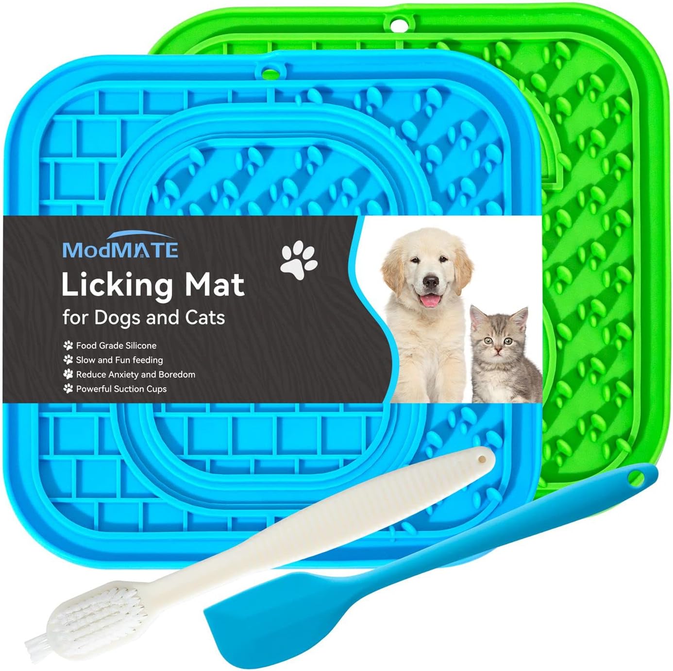 Modmate Lick Mat for Dogs with Large AntiSlip Suction Cups