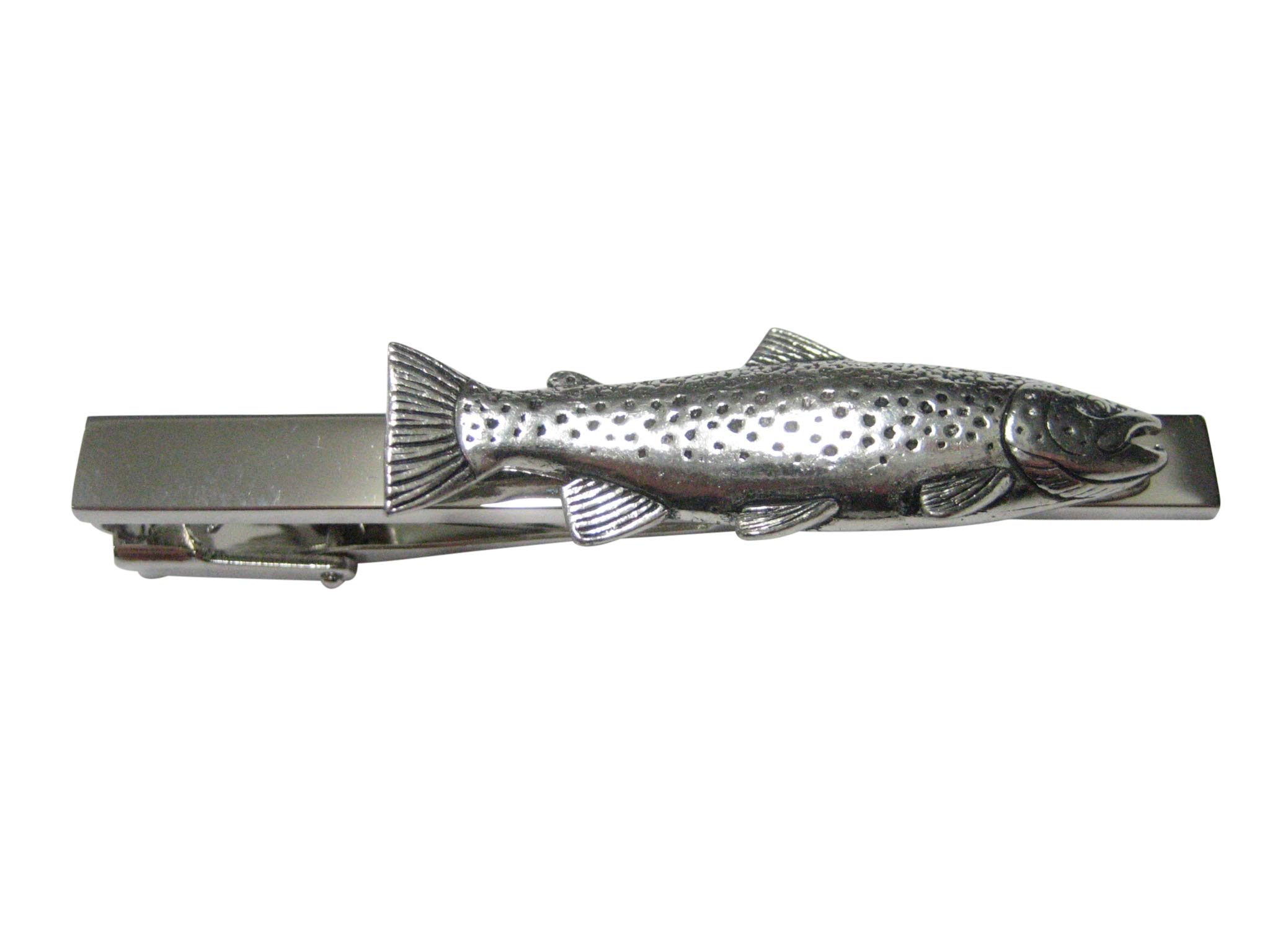 Kiola Designs Trout Fish Square Tie Clip