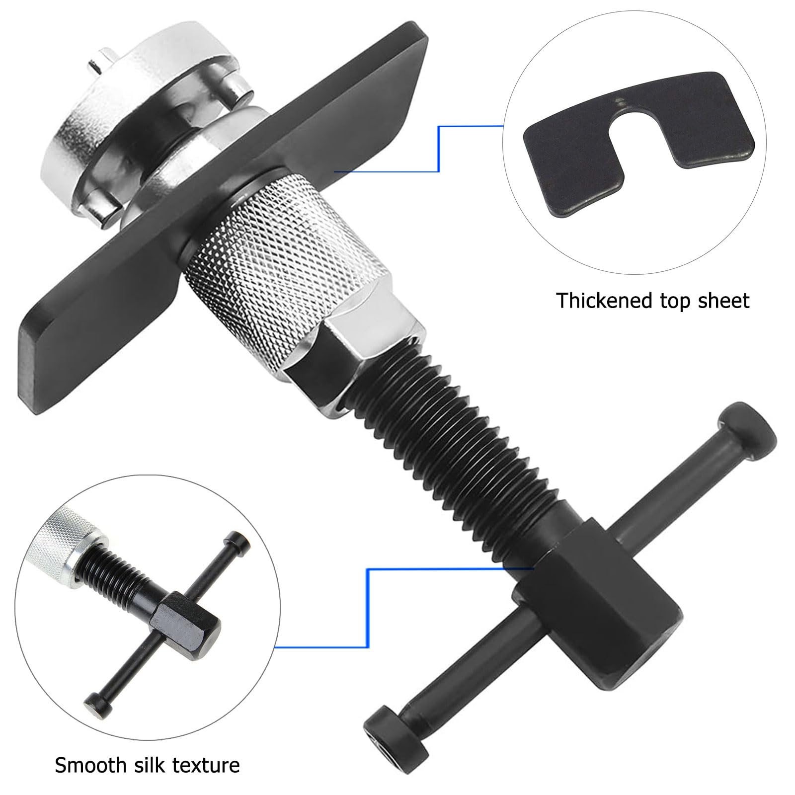 Arretratore Pistoncini Freni,Set di Ripristino del Pistone del Freno,Arretratore Pistoni Freno Resetter Per la Sostituzione Delle Pastiglie dei Freni,Riparazione e Installazione dei Cilindri dei Freni