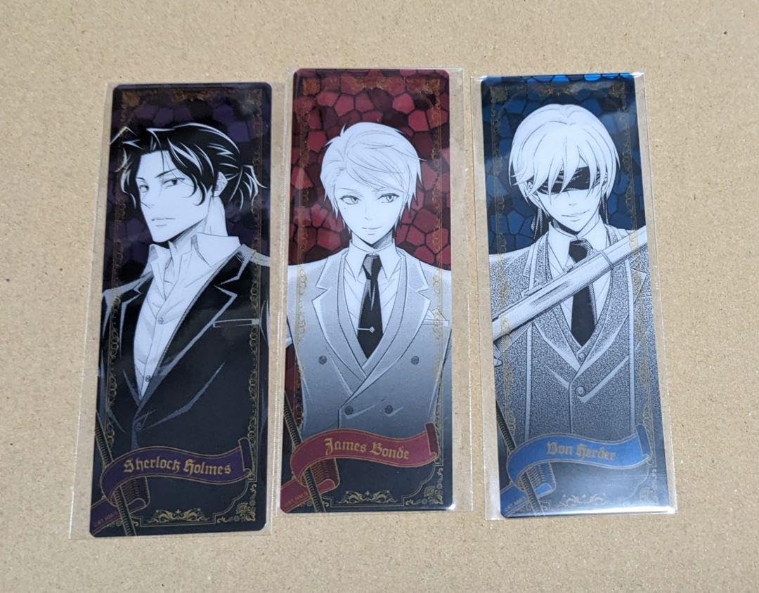 憂国のモリアーティ　紅茶クッキーBOX(BOXのみ)　キャラクターしおり 憂国のモリアーティ 紅茶クッキーBOX(BOXのみ) キャラクターしおり