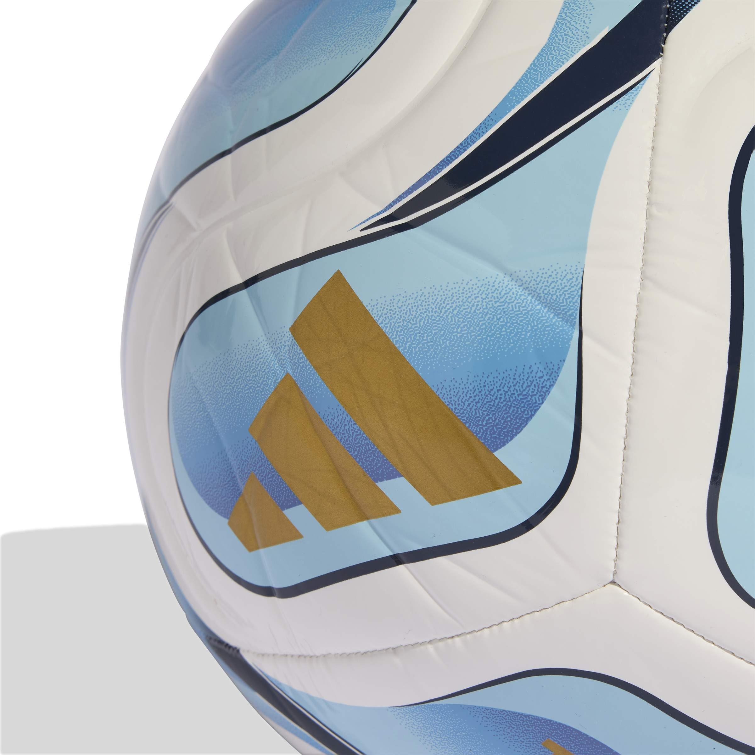 adidas Unisex-Adult FIFA World Cup 26 AFA Argentina Club Home Soccer Ball, White/Icey Blue/Light Blue, 5 - 4
