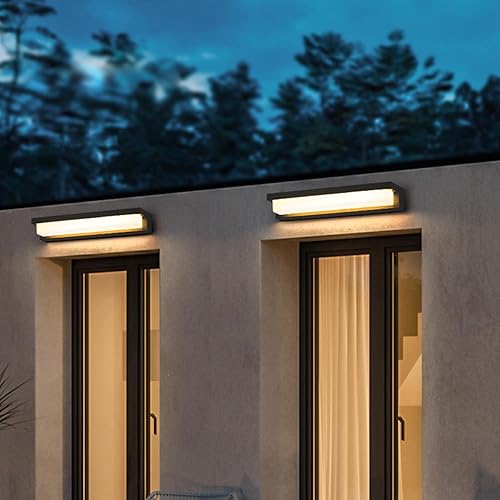 Lámpara solar de pared para exteriores, con sensor de movimiento del anochecer al amanecer, linterna solar con 3 modos de iluminación, luces solares