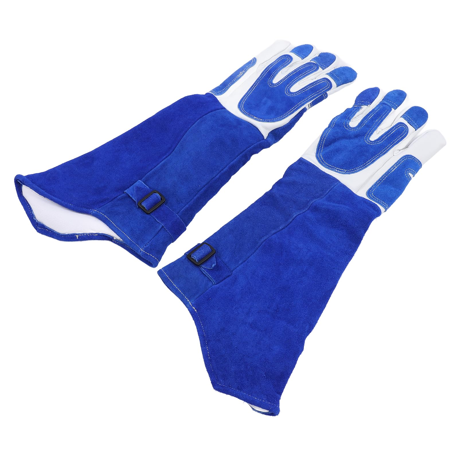 Gants de Manipulation d'Animaux Épais et Allongés, Gants Protecteurs Isolés Anti - rayures et Résistants aux Morsures, pour Falconnerie, Soins Vétérinaires et Travaux