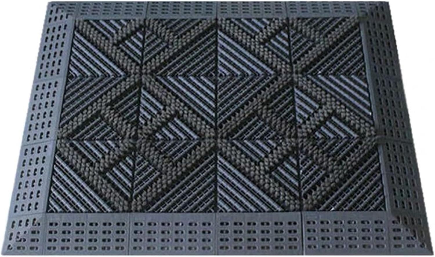 Tappetino igienizzante per Piedi, Tappetino per Porta d'ingresso ad Incastro 3 in 1, Tappetino Antiscivolo per Ingresso Esterno (90x150 cm)