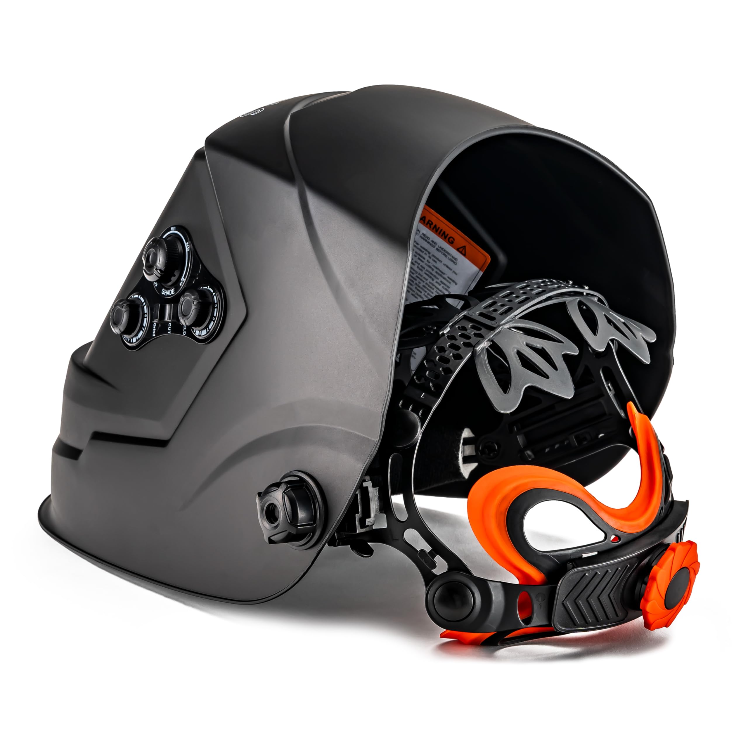 Casco da saldatura automatico IPOTOOLS LY800H – Maschera per saldatura con tecnologia True-Colour, campo visivo XXL (100 × 93 mm), classe ottica 1/1/1/1, e 4 sensori di alta qualità