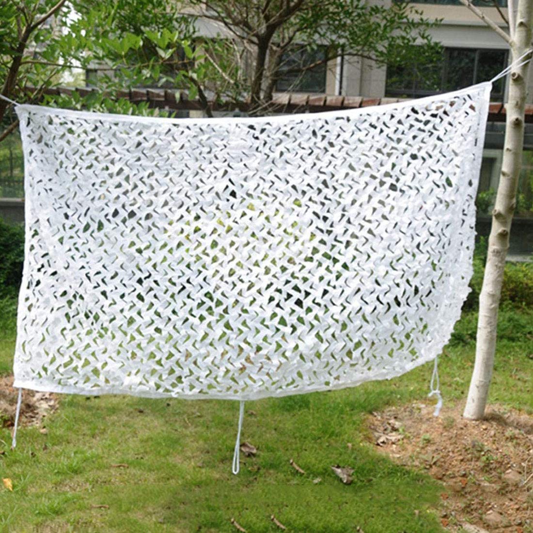 Weißes Tarnnetz Camo - 210D Oxford Schattentuch Für Garten & Camping