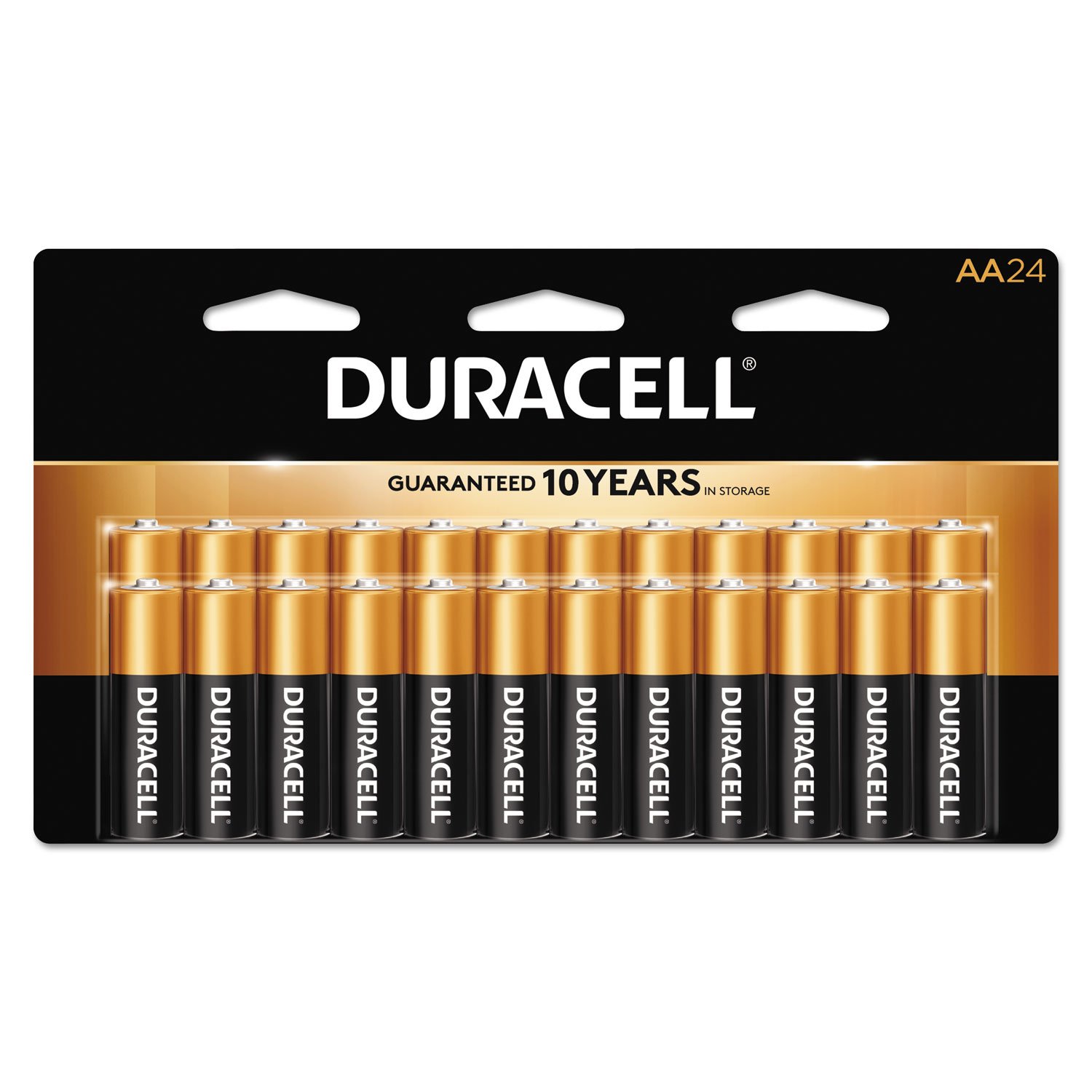 DURACELLMN2400B24000 CopperTop Alkaline Batteries, AAA, 24/BX