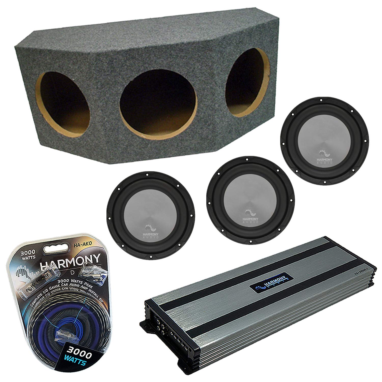 Amazon.com: (3) Harmony Audio HA-A122 Subwoofer Bundle with Triple