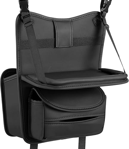 RUPSE Organizador de coche entre asiento, soporte para bolso para automóvil, bolsa de almacenamiento de suspensión para reposacabezas con tablero