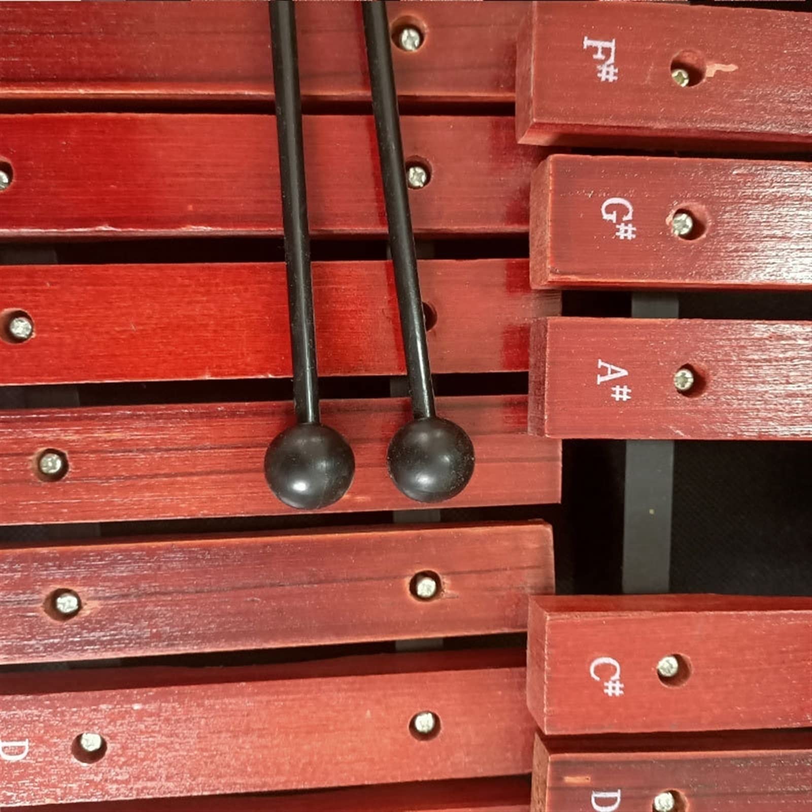 Strumento a percussione per xilofono a 25 Toni per insegnamento della Musica per Pianoforte in Scatola di Alluminio xilofone Musical