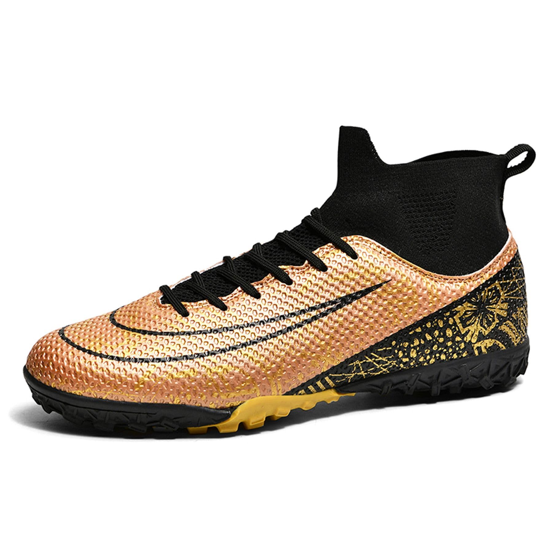 BAODLE Kinder Fußballschuhe Jungen FG/AG Outdoor Herren TF Spike Fussballschuhe Turf High-top Football Professionelle Trainingsschuhe