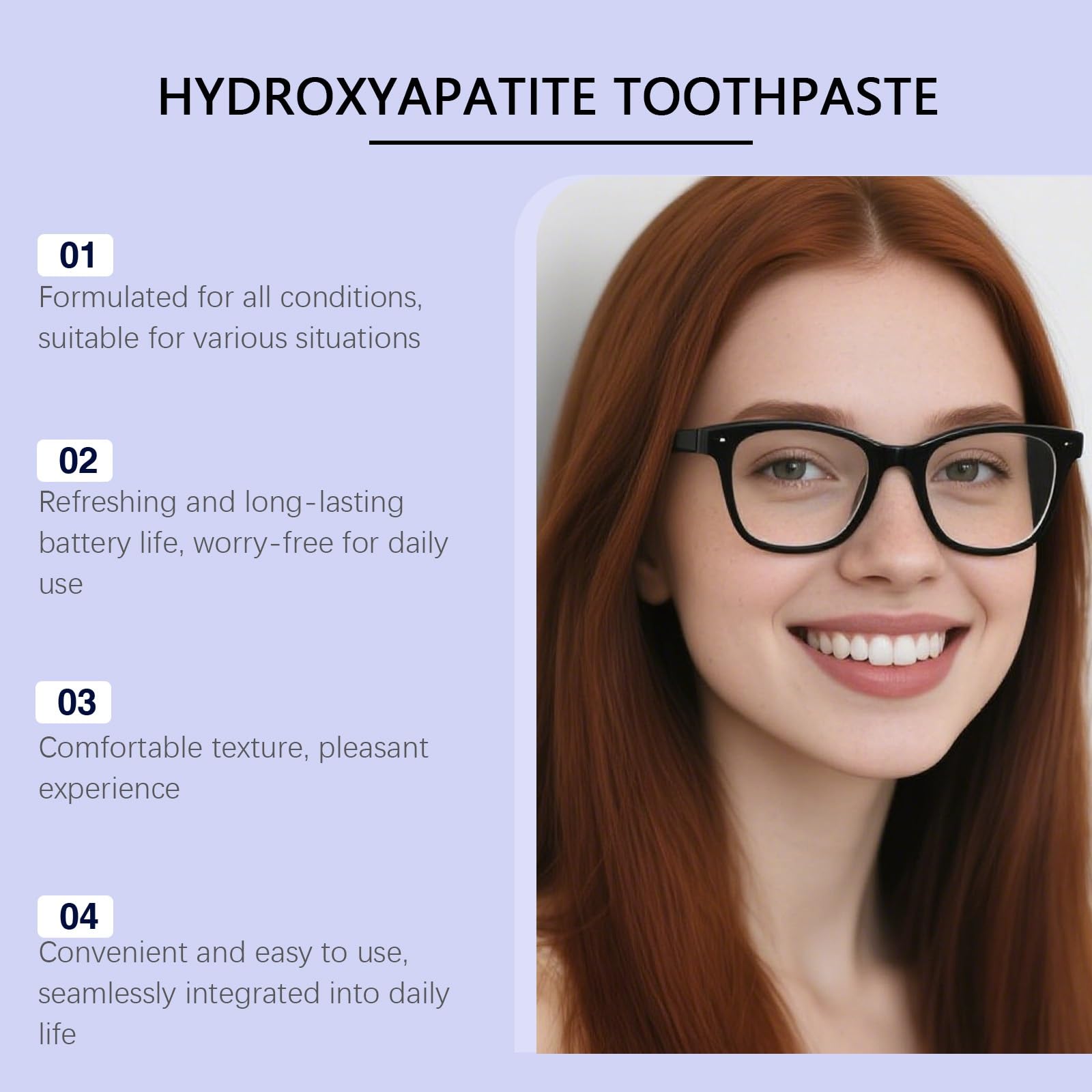 Mousse de pasta de dientes tipo prensa suave for un aliento fresco duradero, limpiador de espuma fácil de apretar, cuidado bucal familiar(1pcs)