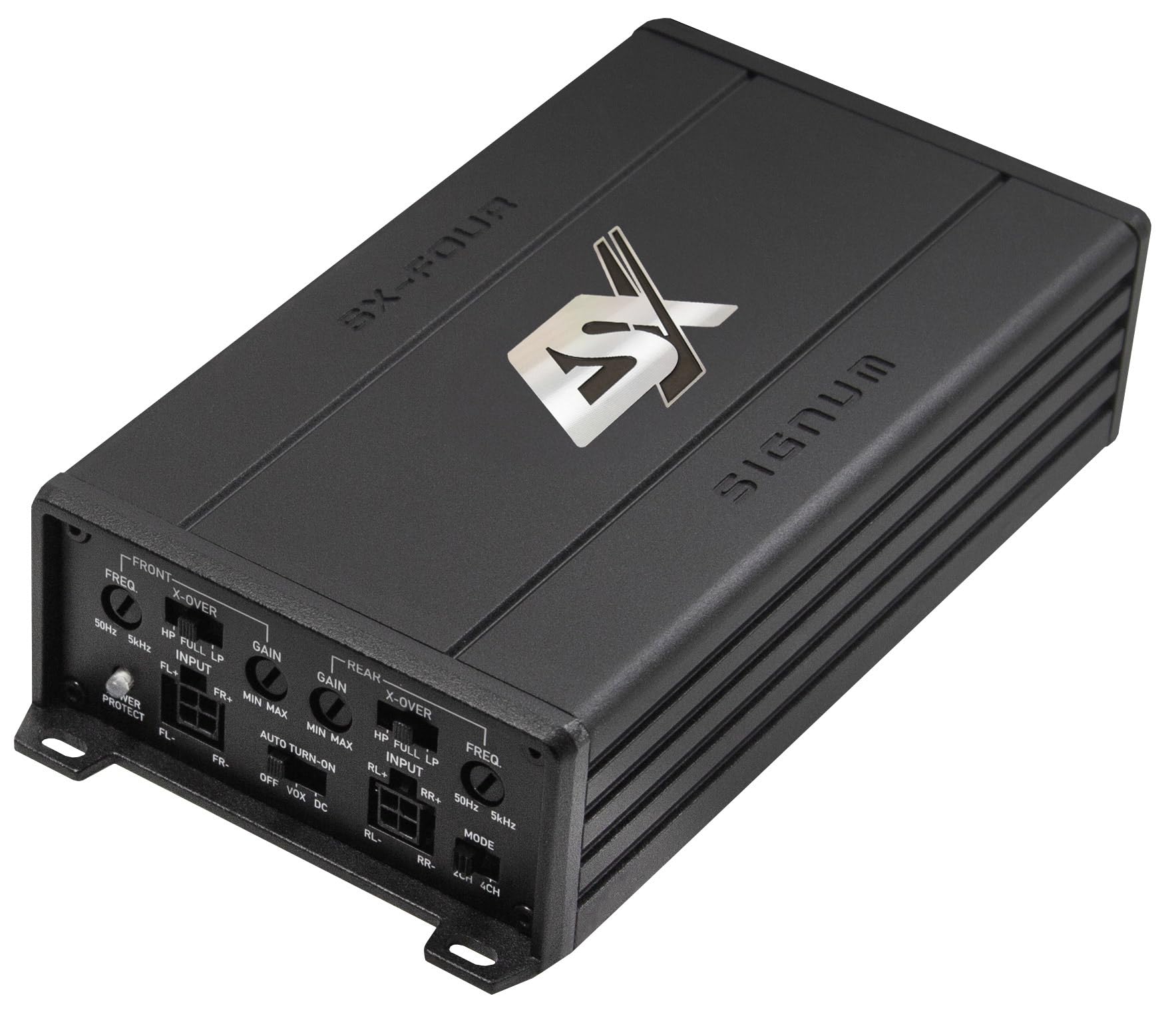 ESX SX-FOUR – 4-kanałowy wzmacniacz MINI Class D o mocy całkowitej 500 W | Seria SIGNUM-SX