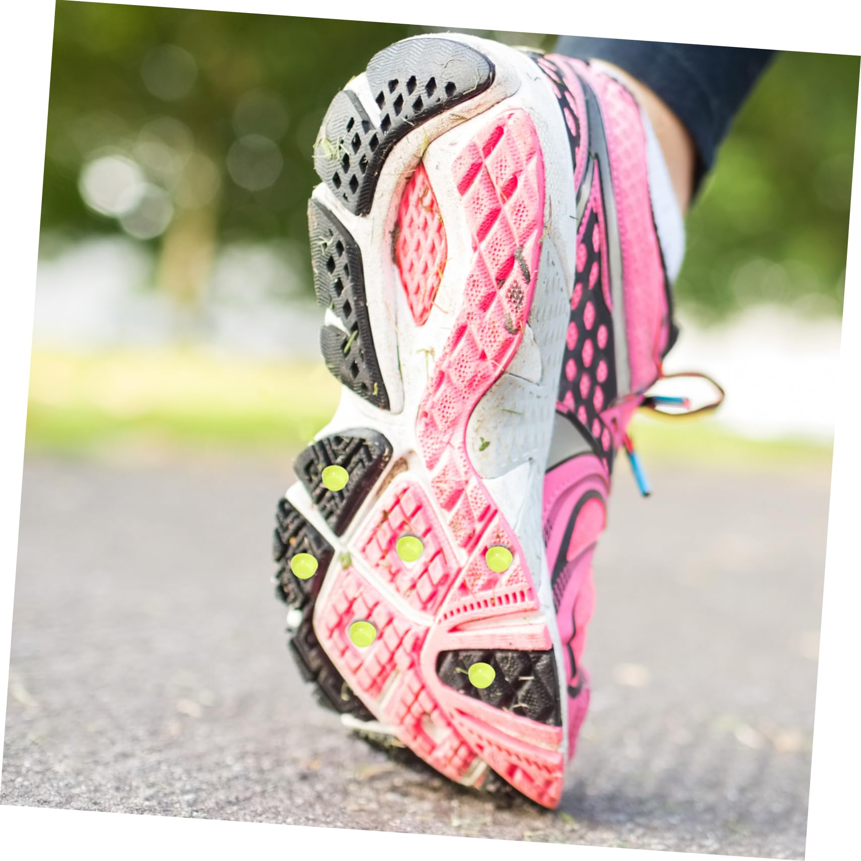 KICHOUSE Running Shoes Cleats 8pcs Track Shoes Spikes Replacement Nails for Outdoor Activities Anti-Slip Track Spikes Accessories