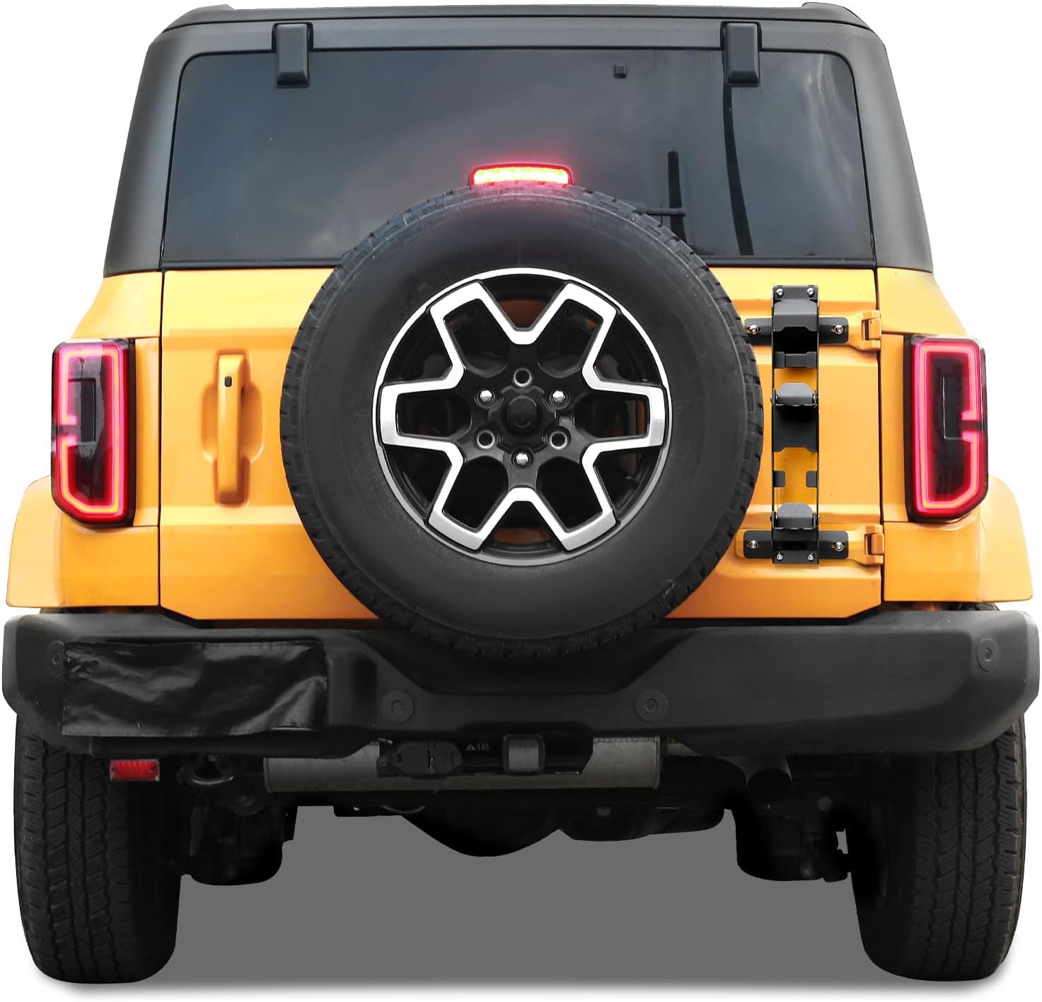 Linskip Tailgate Hinge Step Compatible with Ford Bronco 2021-2025+, Easy Roof Reach, Tailgate Ladder for Bronco Exterior Accessories