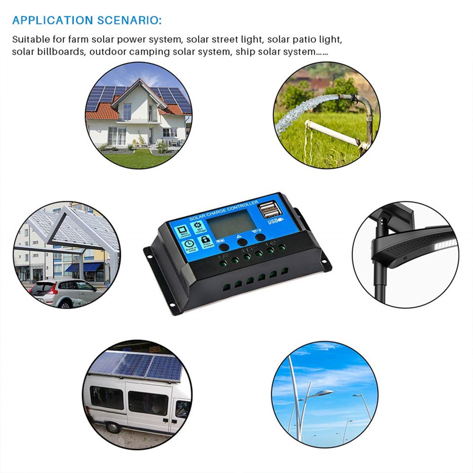 Keptfeet Generatore di Pannelli | Kit Pannelli con Inverter E | Pannelli ,Modulo fotovoltaico monocristallino ad alta efficienza per casa, campeggio, barche, roulotte, camper