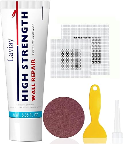 Miniatura 1 de Kit de reparación de parches de pared, kit de reparación de pared Spackle con parches de reparación de pared de 2 pulgadas, masilla de reparación de