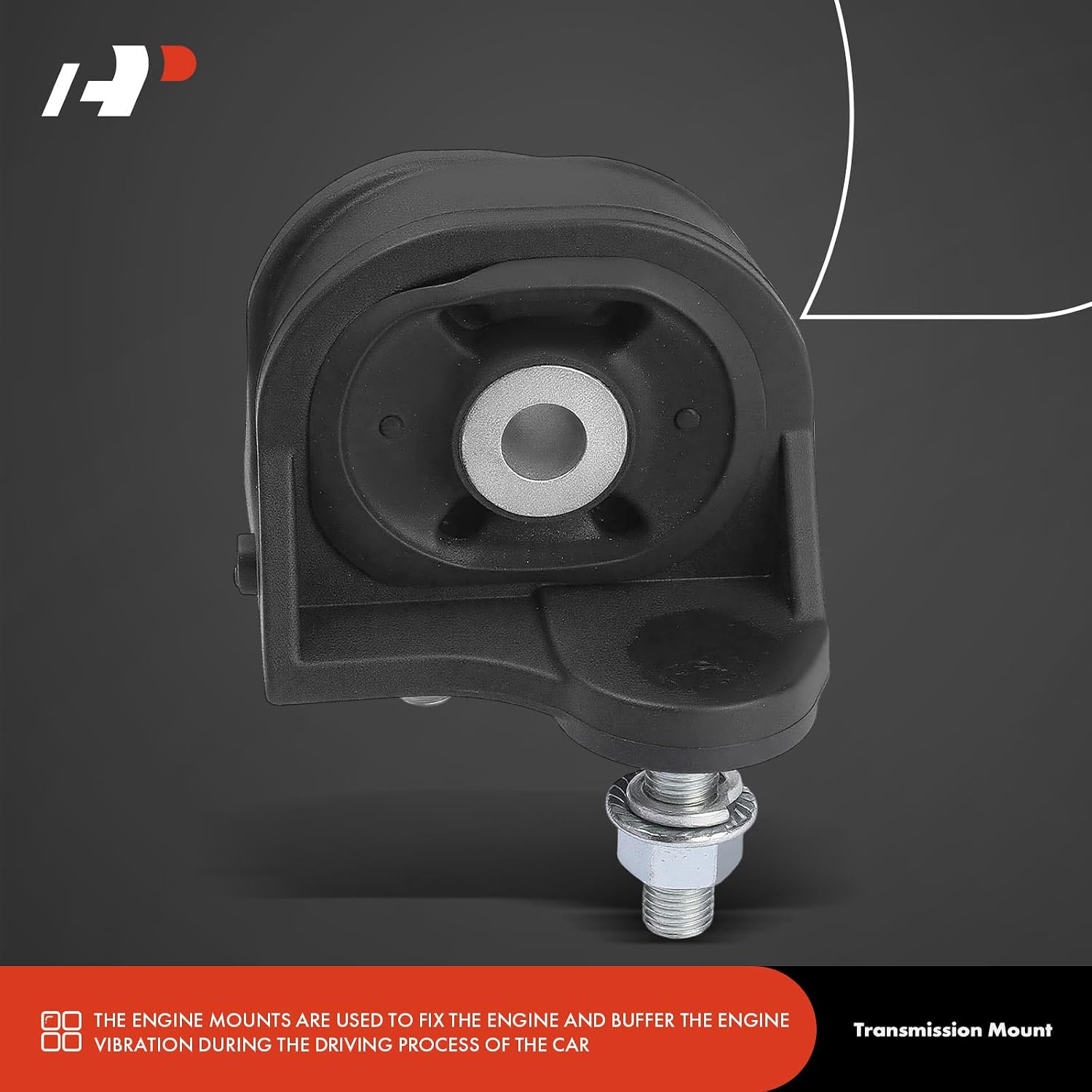 A-Premium Left Lower Transmission Mount Compatible with Acura TL 2012 2013 2014, 3.5L 3.7L, Automatic Transmission, Driver Side