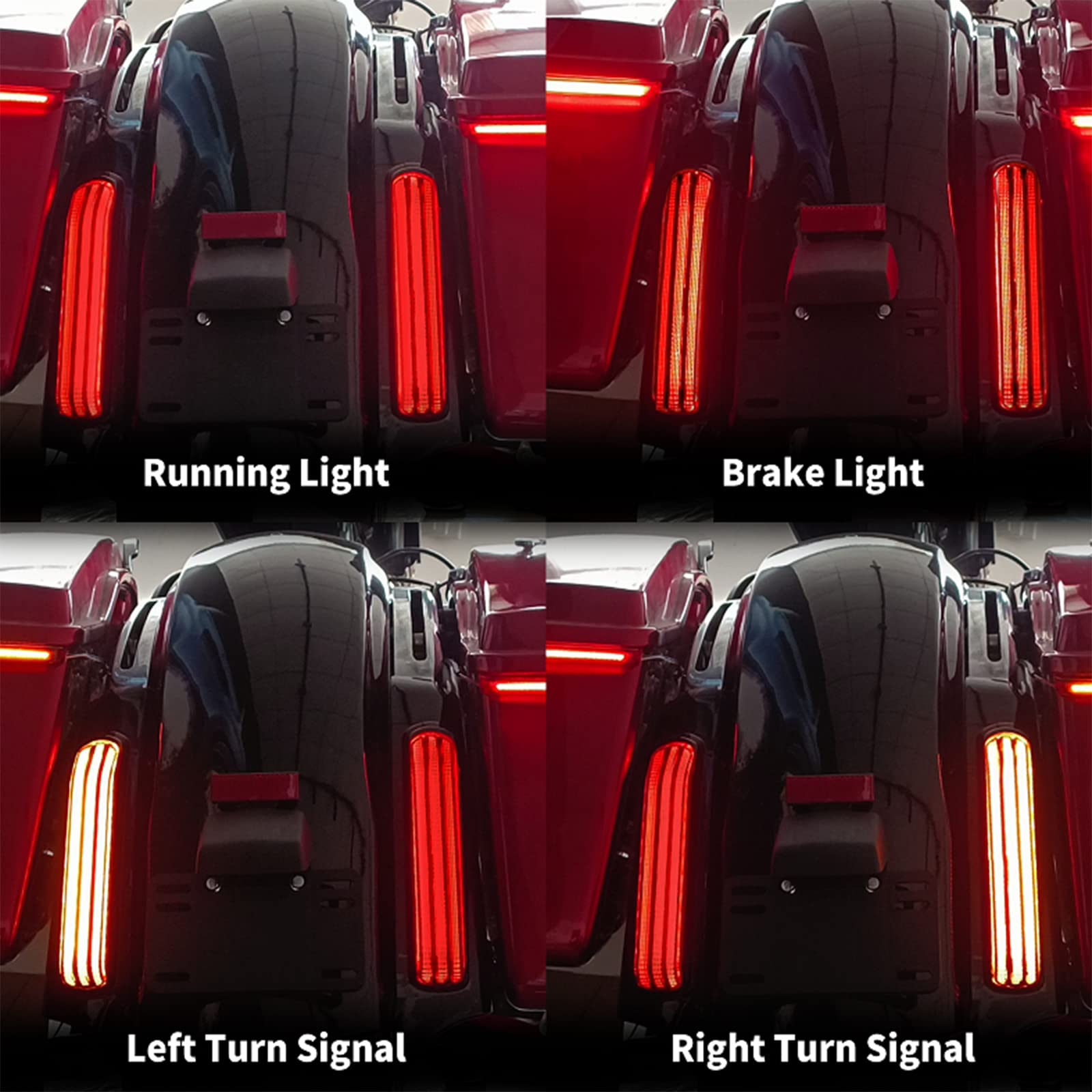 ロードグライド　エクステンション Amazon | YHMTIVTU オートバイ リアフェンダー エクステンション