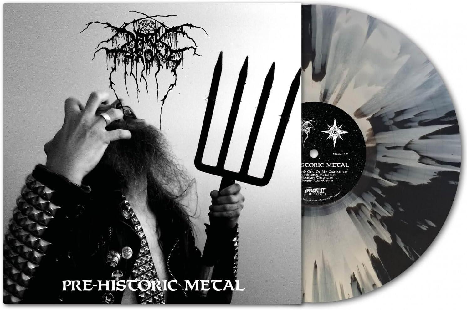 Pre-Historic Metal - Black & White Splatter by List — album cover