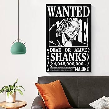 Amazon.co.jp: ワンピース シャンクス 手配書 キャラクターポスター 1