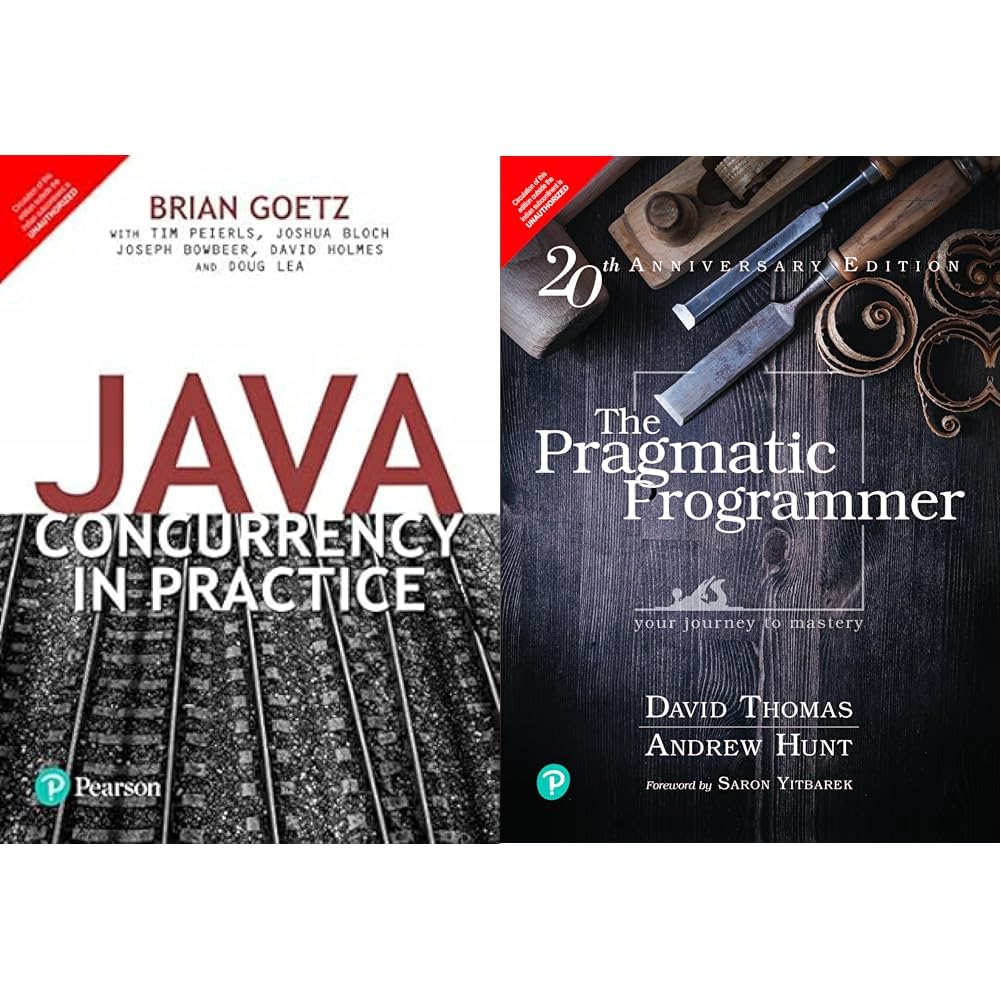Java Concurrency in Practice, 1e & The Pragmatic Programmer, 20th Anniversary Edition your journey to mastery (Indian B&W Edition)