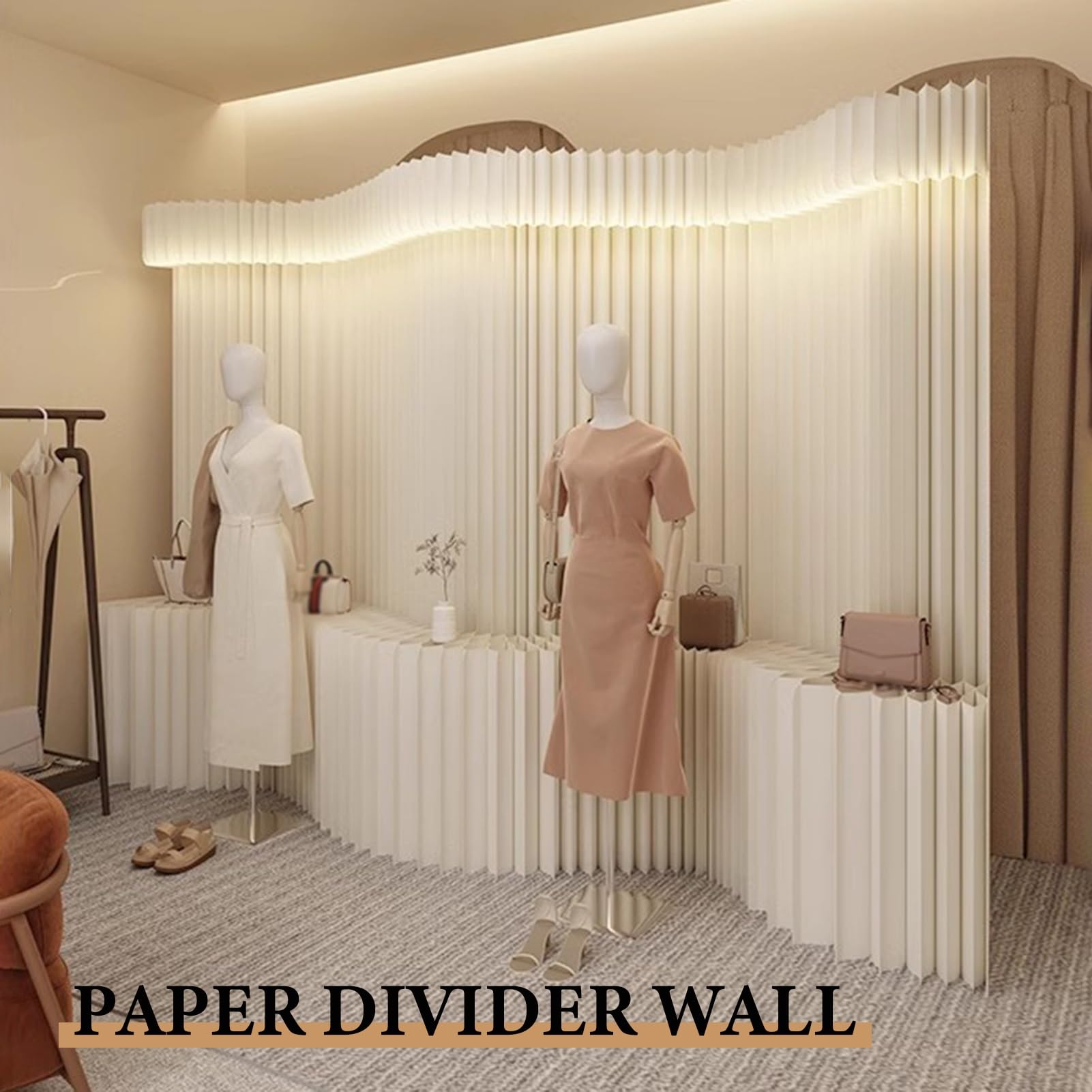 Divisori per ambienti, Parete divisoria for la privacy commerciale, for ufficio domestico(3x1.6m/9.84x5.25ft)