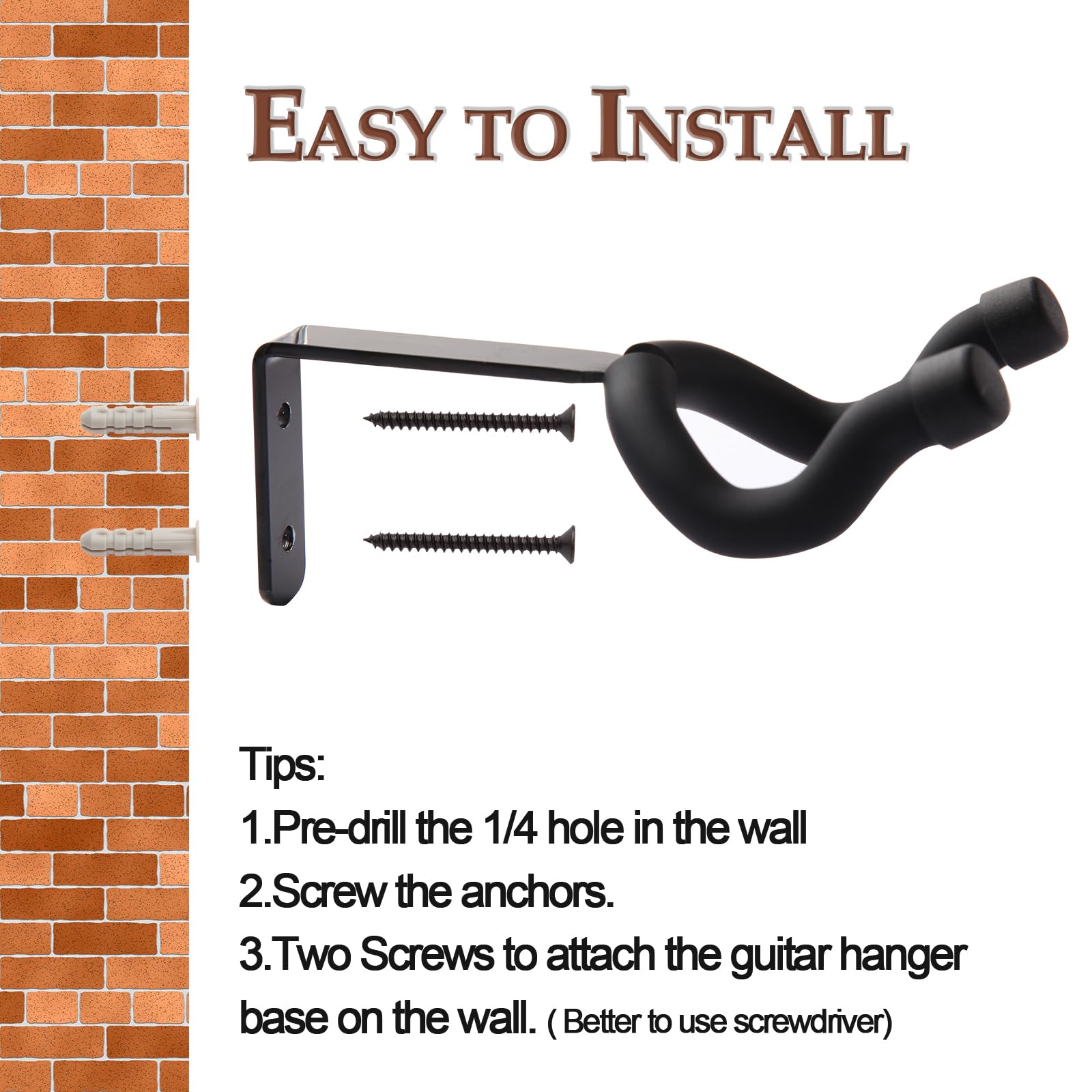 Support mural en hêtre pour guitare, ukulélé, basse, ukulélé, guitare, support m