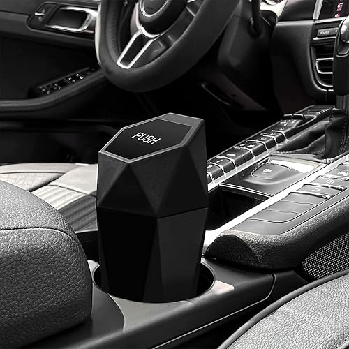 Miniatura 6 de Osilly Cubo de basura plegable para automóvil, contenedor de basura plegable de tela Oxford, organizador de bolsas de basura de capacidad de 1.85