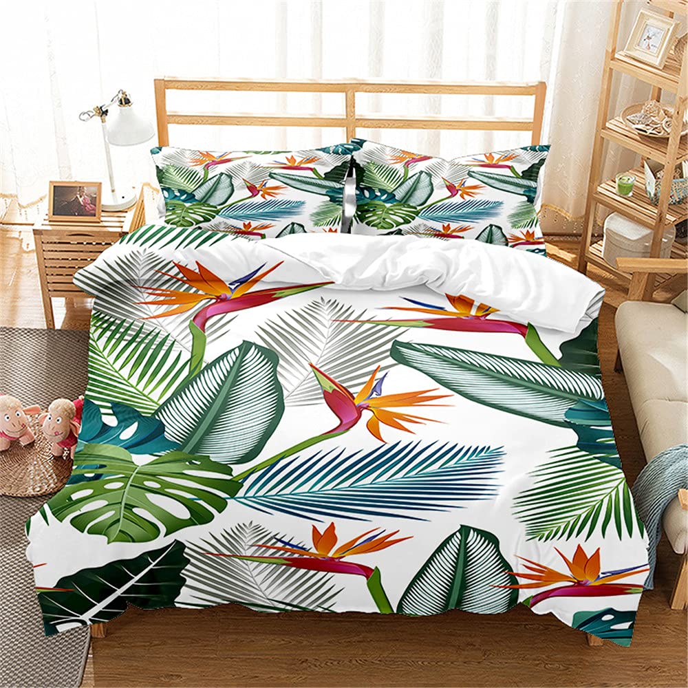 Housse de couette 220x240 cm grise et blanche en microfibres avec taies d'oreiller