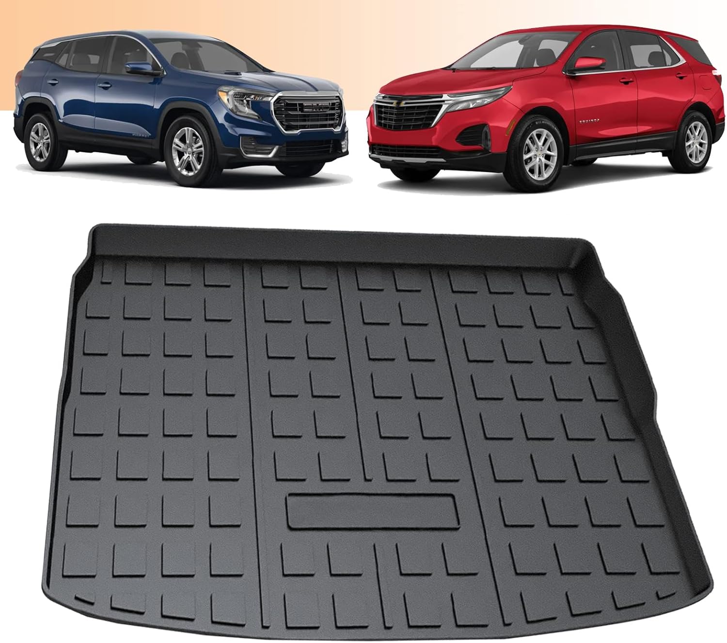 IKABEVEM Equinox and Terrain Cargo Liner, Custom Fit Trunk