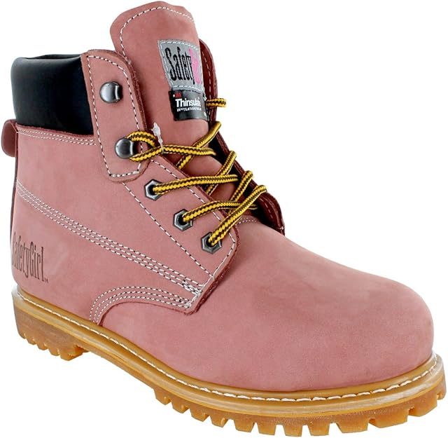 Steel toe girl boots Clearance