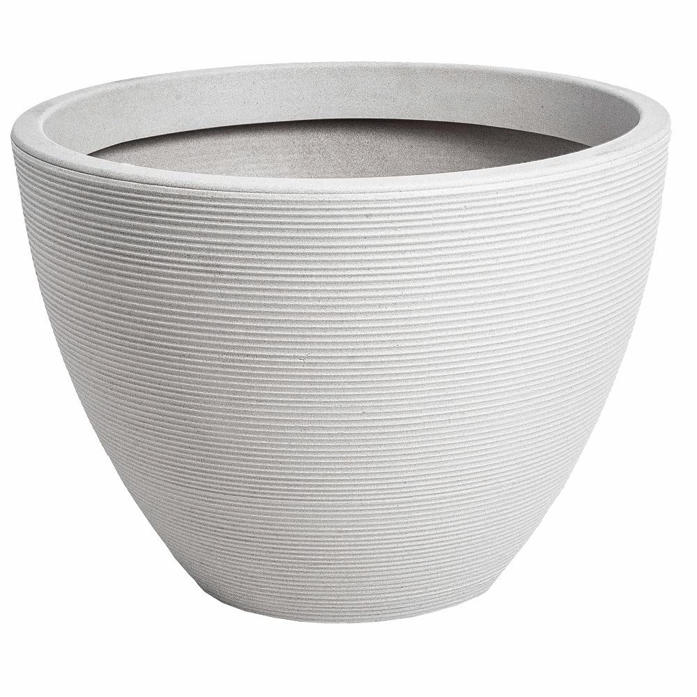 Strata Stone Large Valencia Planter (Stone)