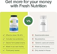 Vista 3 de Akkermansia Muciniphila Probiotic 1 mil millones de AFU para producción de GLP-1 - Suplemento probiótico pre + - 60 cápsulas