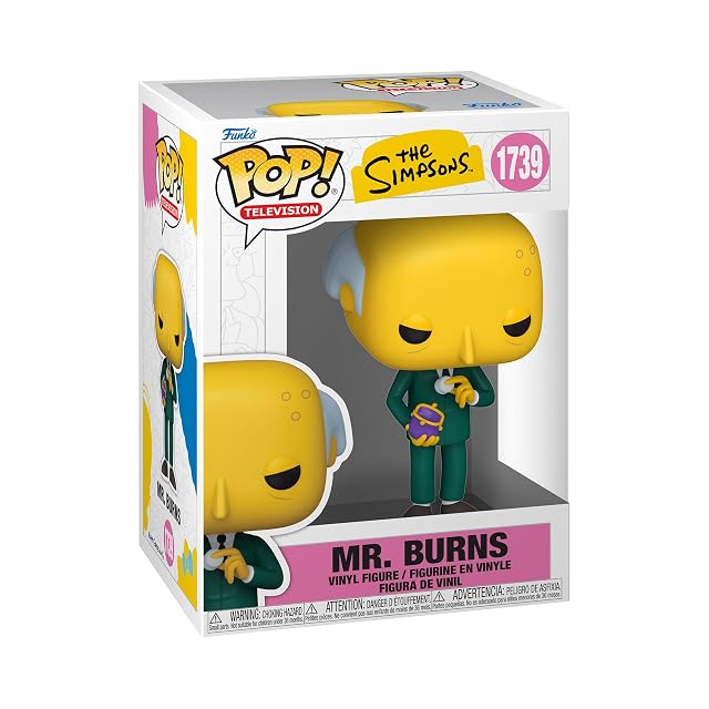 Funko Pop! TV: Simpsons 1- Mr. BurnsBurns - The Simpsons - Figura de Vinilo Coleccionable - Mercancia Oficial