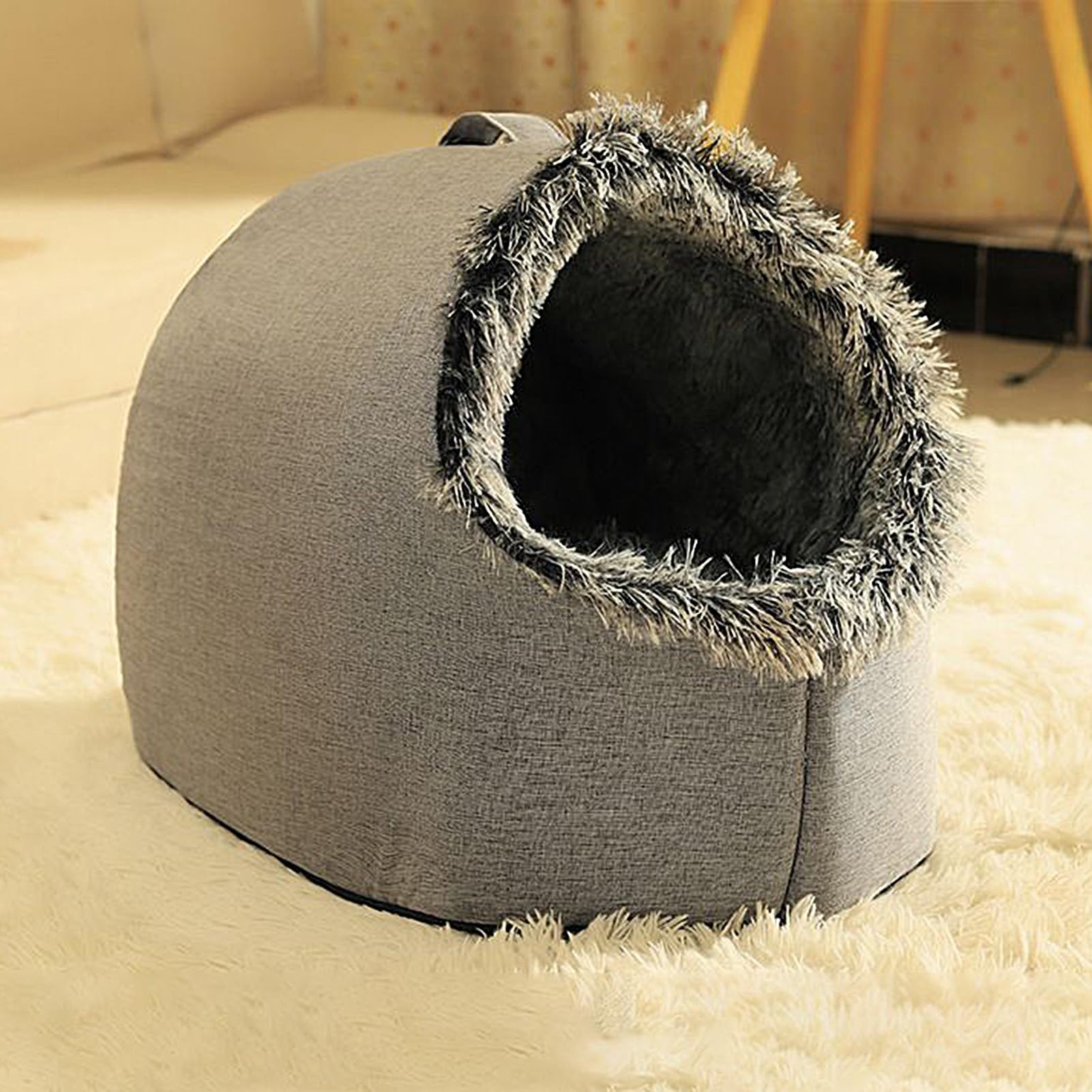 Cuccia Coperta per Gatti Morbido e Calmante per Animali Domestici