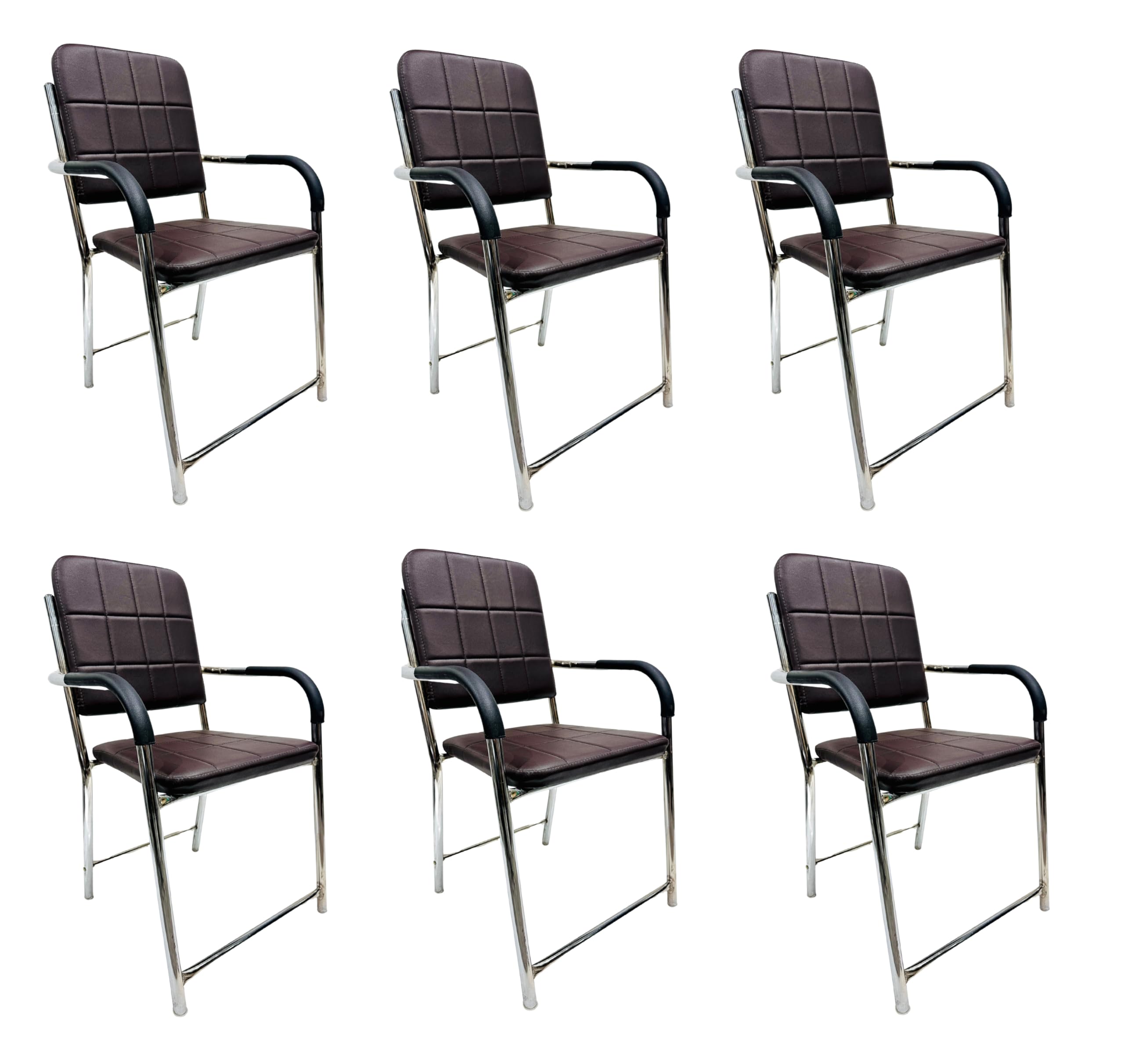 See full amazon price history chart for RATISON Office Chair Office Visitor Chair with arm Rest with Steel Frame and Cushioned seat Back, Chair Without Wheels Holds up to 110 kg Heavy Design (6, Coffee, Standard) RATISON Office Chair Office Visitor Chair with arm Rest with Steel Frame and Cushioned seat Back, Chair Without Wheels Holds up to 110 kg Heavy Design (6, Coffee, Standard) (B0D31CJ2Y6) Amazon Price History, Amazon Price Tracker