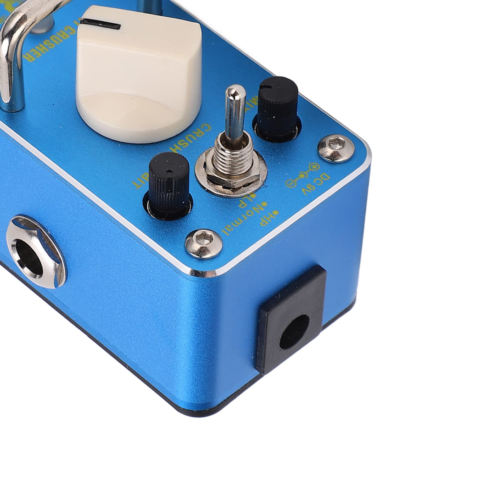 Pedale Effetto per Chitarra Elettrica Compatto True Bypass Bit Crusher per Musicisti Metal Blue