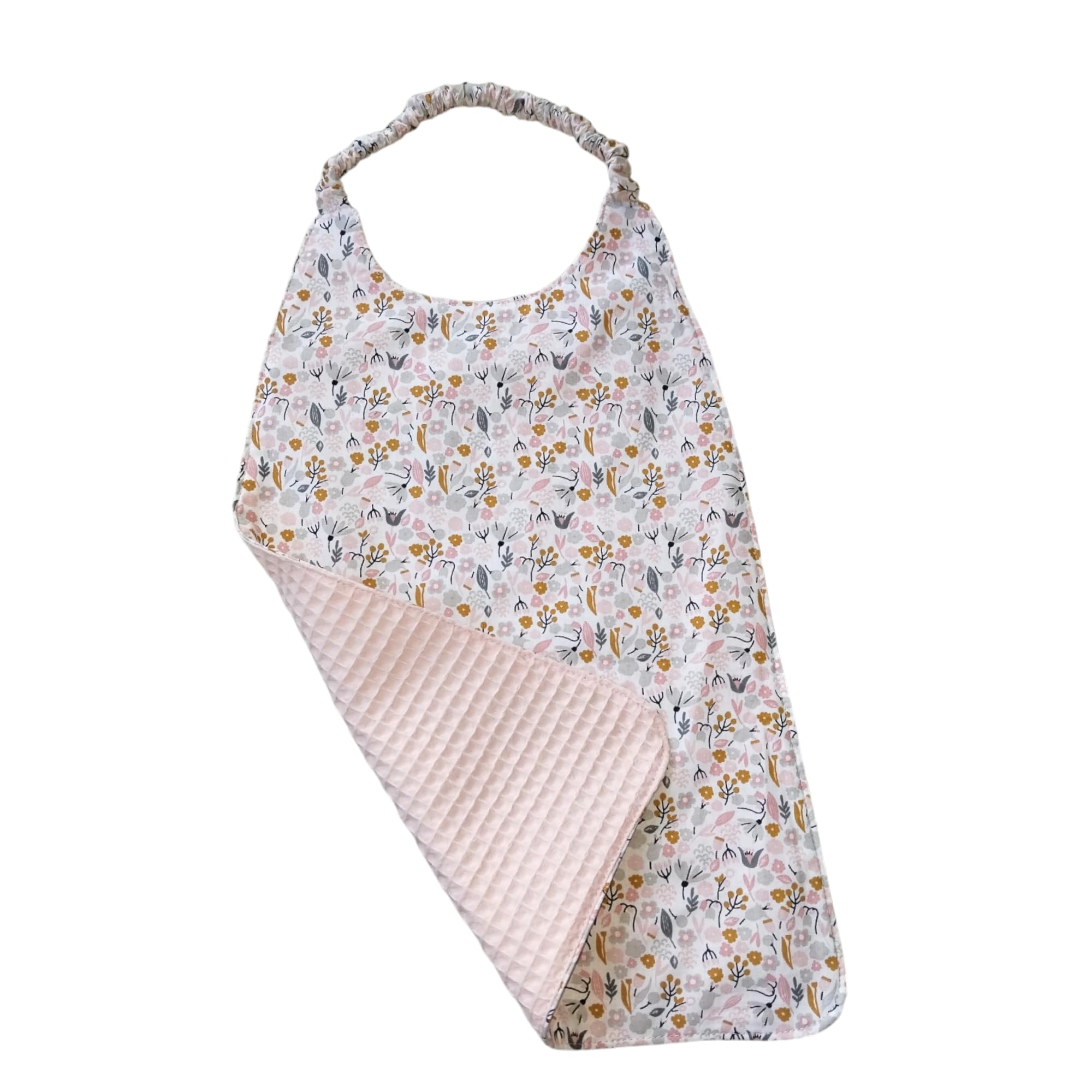 Générique Lot de 2 serviettes de table élastique de cantine maternelle pour enfants, Grand bavoir