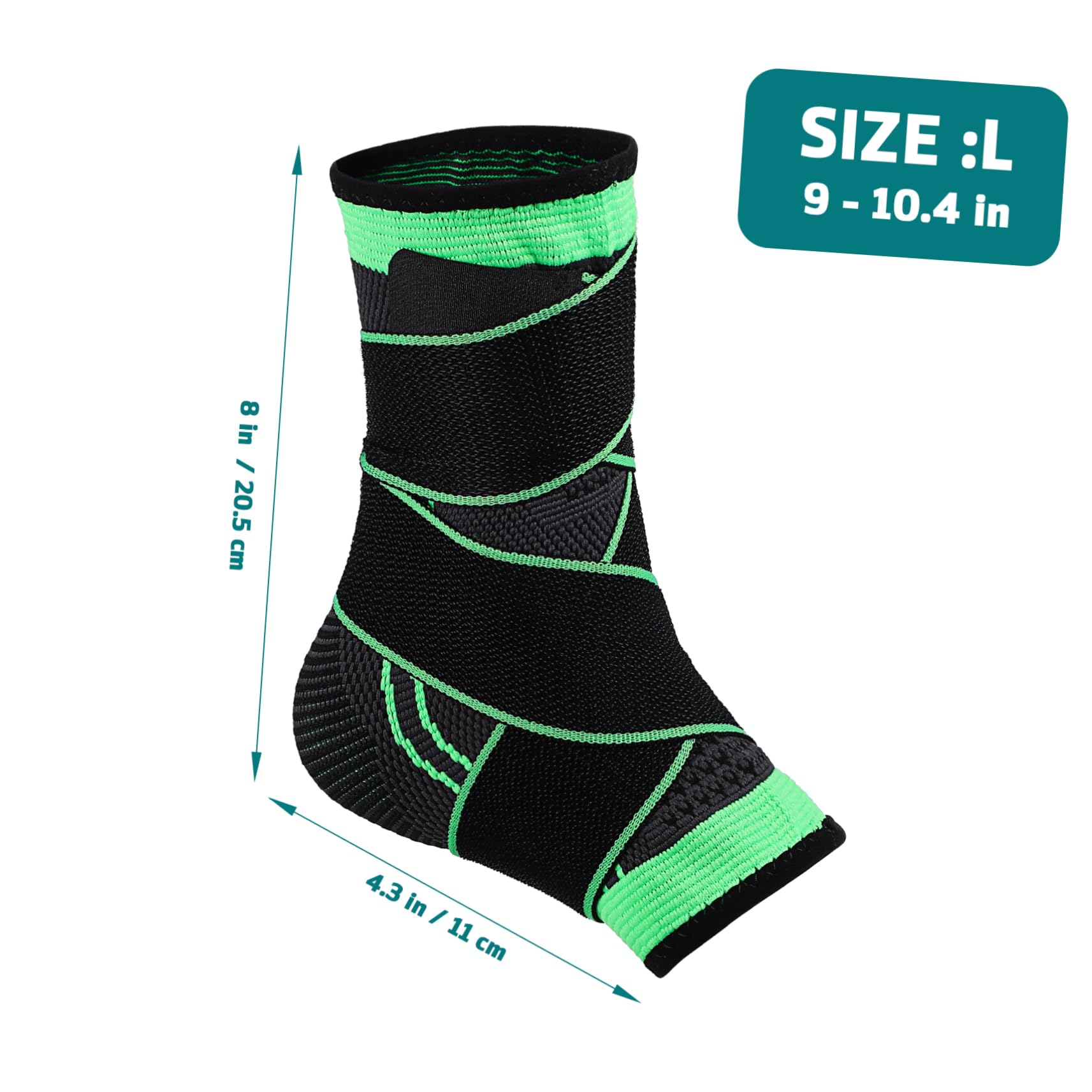 NOLITOY 2pcs Ankle Brace for Ankle Sprain Nylon Material Support Brace Stabilizer for Basketball Volleyball Running