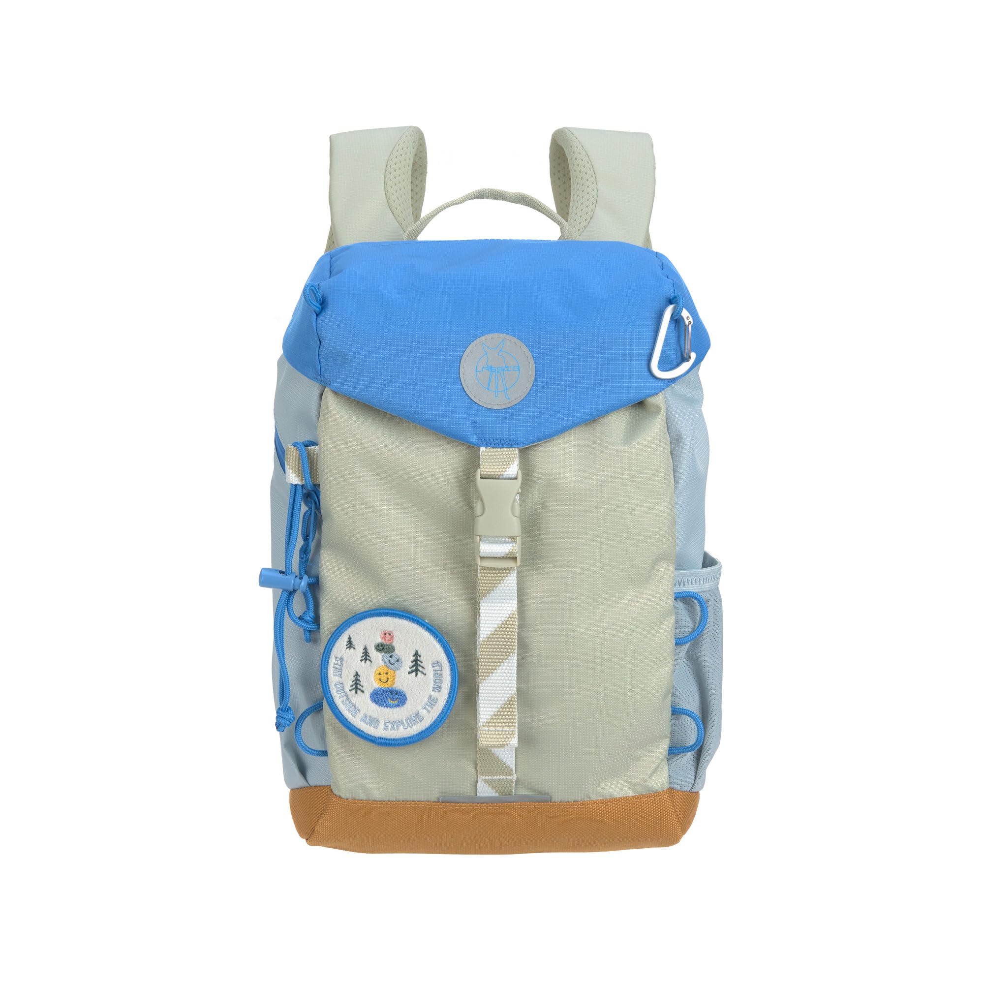 LÄSSIG Kinderrucksack Wanderrucksack Kindergartenrucksack, 9 Liter, ab 3 Jahre, 9 Liter/Mini Outdoor Backpack Sunny Explorer Green/Blue